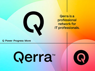 Qerra - Logo Design brand identity design branding career creative logo it lettermark logo logo monogram monogram network platform q qerra startup design tech typography visual identity design wordmark work
