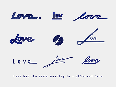 Love calligraphy concept custom flow goodtype iconic idea lettering logo logomaker logos logotype love modern process script signature type unique urban