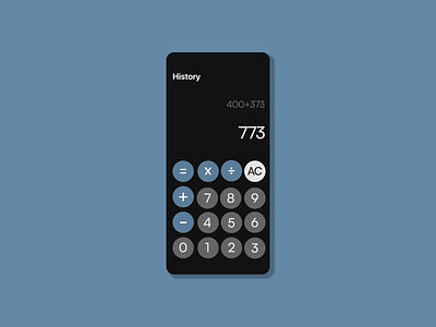 Simple Calculator App app branding design typography ui ux