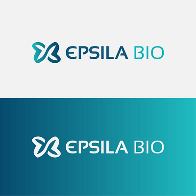 Epsila Bio breast cancer butterfly eb logo logo love ovarian cancer ribbon