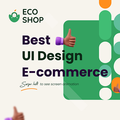 Eco Shop # e-commerce mobile app app branding design dribbble logo mobile ui uiux