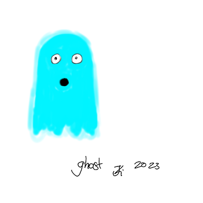 Ghost comic character 2d character comic design drawing graphic design illustration sketch