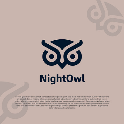 NightOwl - Logo design abstract branding creative logo graphic design logo logo design logo designer logo icon minimal minimalist minimalist logo nightowl owl symbol