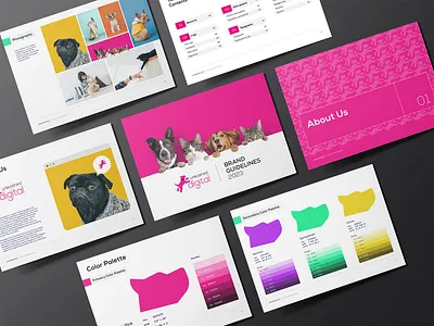 Brand Guide Design adobe illustrator brand guide design branding design graphic design illustration logo manypixels ui ux vector