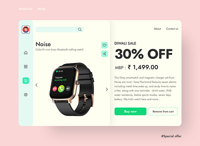 DailyUI, Day036 - Special offer dailyui dailyuichallenge day36 design dribbblers feedback figma keepdesigning learning offer sale specialoffer typography ui uidesign uiuxdesigner watch