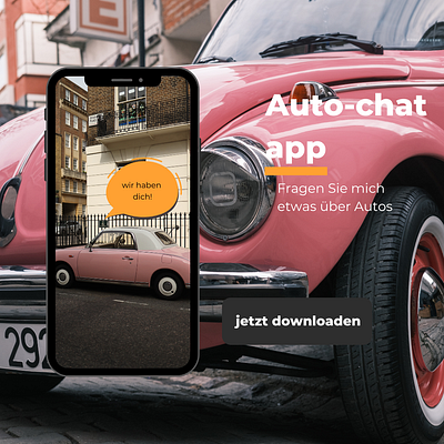 Car chat app car design mobile app ui