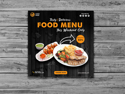 FOOD POSTER banner branding graphic design graphics design