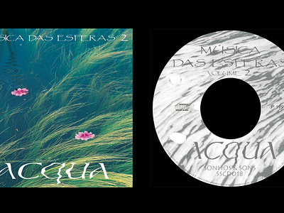 CD Acqua - Sonhos & Sons graphic design