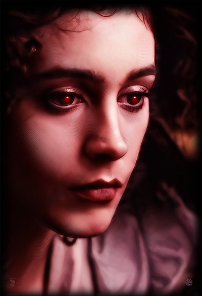 Rachel alternative movie poster illustration painter portrait procreate