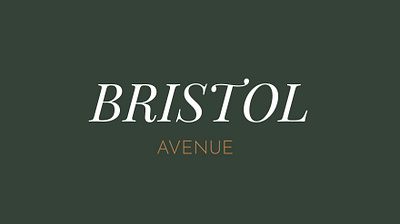 Bristol Avenue Logo branding design graphic design