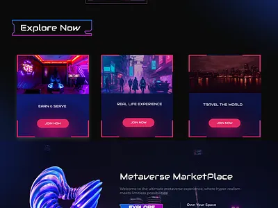 LOKAVERSE-Landing Page branding design figma logo metaverse typography ui ux