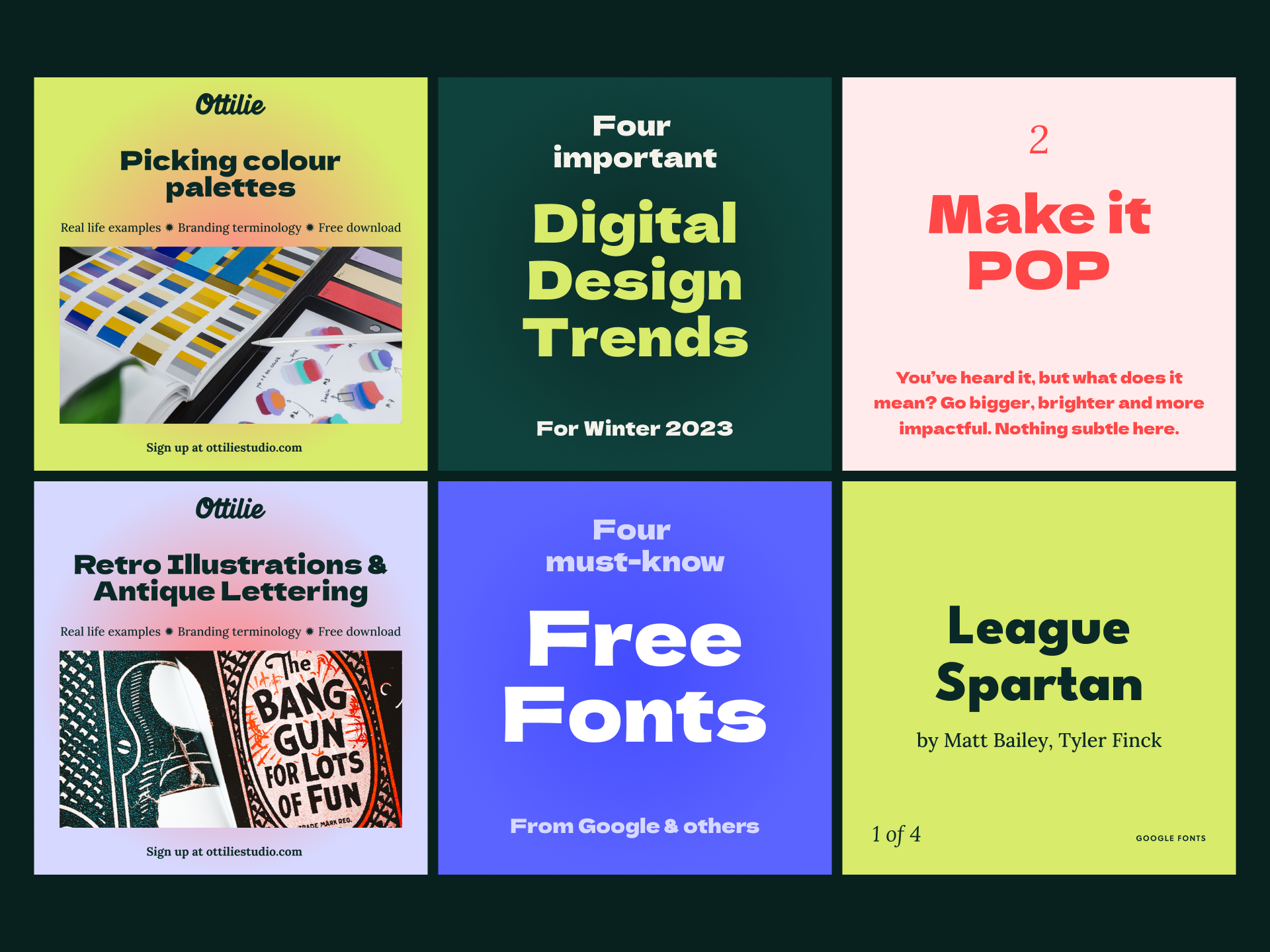 Example of Monthly Marketing Design Retainer ✹