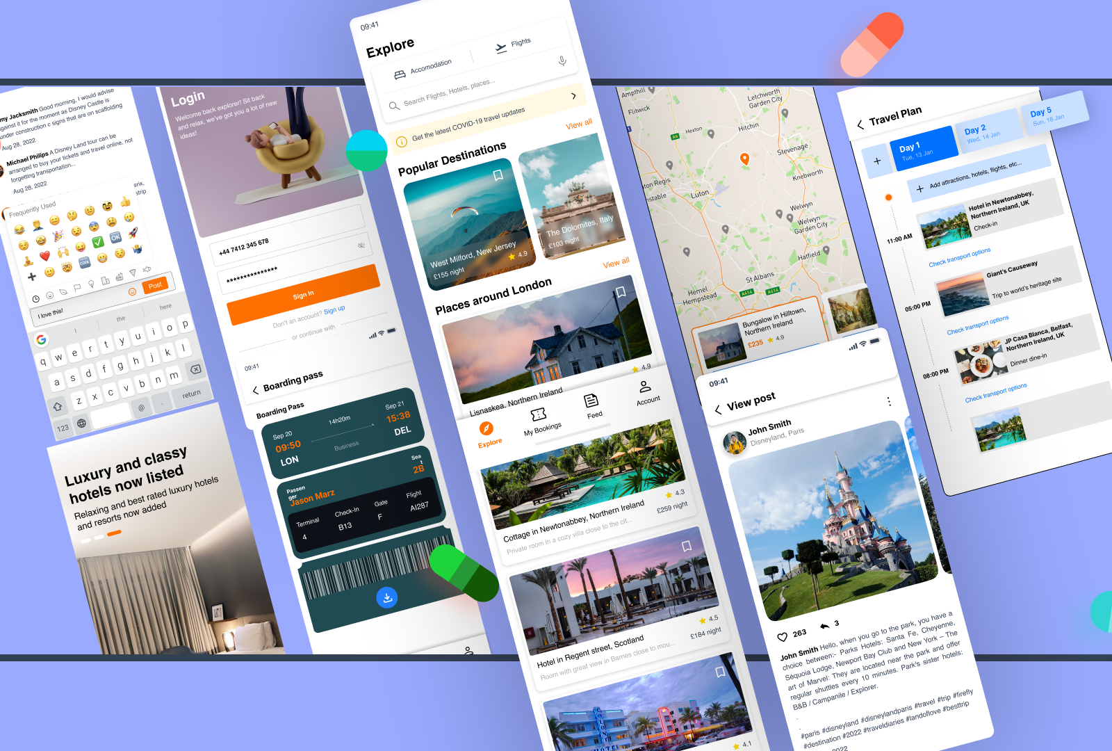 Travel app case study by Iker Divakar on Dribbble