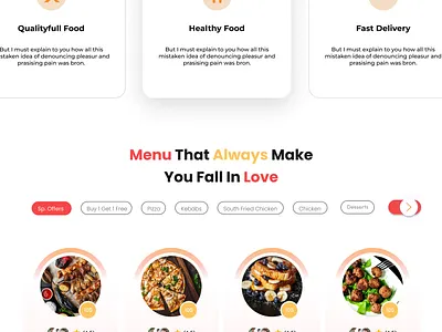 Food ordering Website figma food order logo ui ux ux research website design