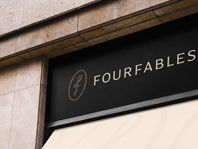 Fourfables brand Identity banner branding business card design download identity logo psd restaurant store sunlight template typography