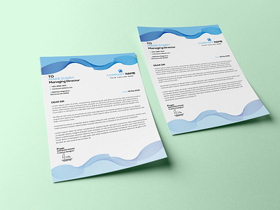 Letter Head Flyer Design advertisement banners beauty brand brandidentity branding businessfeedsflyer clean design goodwork illustration instagram markating modern motion graphics promotional sale semple shop stories vector