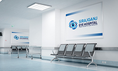 Eye Hospital Logo Design 3d animation app branding design graphic design illustration logo ui vector