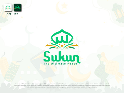 Sukun Arabic Calligraphy Logo Design 3d animation app branding design graphic design illustration logo ui vector