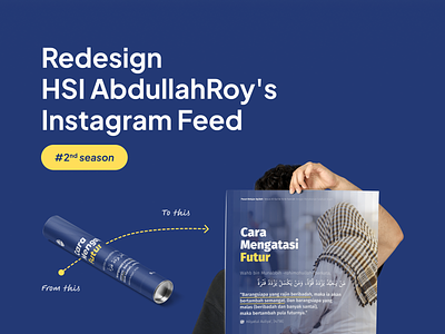002. Redesign HSI AbdullahRoy's Instagram Feed #2nd season abdullahroy branding design graphic design hsi ig feed ig hsi illustration layout logo minimal study case typography ui ux website