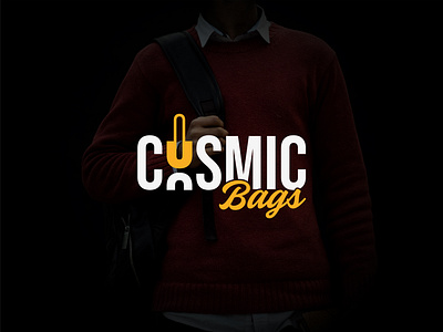 Cosmic Bags Logo Design 3d animation app branding design graphic design illustration logo ui vector
