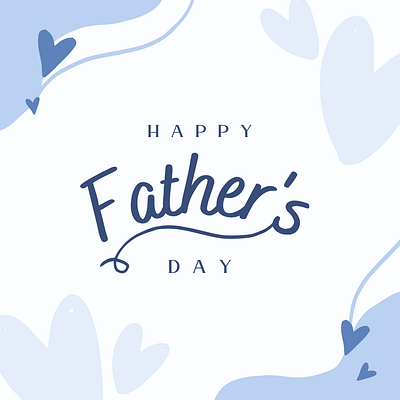 Blue Abstract FATHER'S DAY Design abstract blue design design graphic design illustration typography ui ux