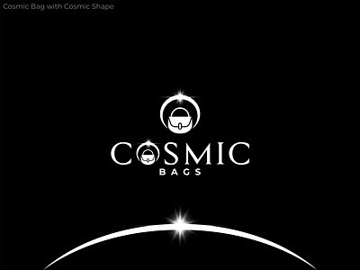 Cosmic Bags Logo Design 3d animation app branding design graphic design illustration logo ui vector