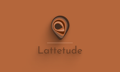 Logo Design(Lattetude)☕ branding clean dailyui design graphic design illustration logo minimal typography vector