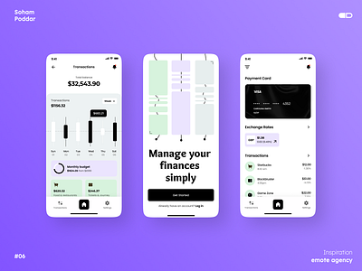 Banking App Concept app icon branding concept daily ui design graphic design illustration ui vector