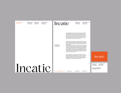 Incatic - Brand Identity brand brand identity branding design graphic design identity logo