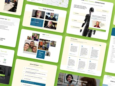 Chiro One :: Website Overview card style