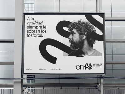 ENFI Identity billboard book branding design download free freebie identity logo mockup mockups psd template typography