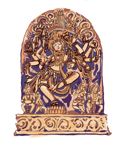 Dancing Shiva of Halabelu archeology dancing shiva stone sculpture