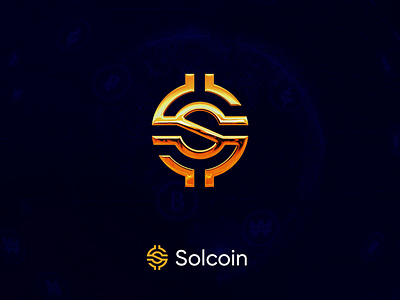 Solcoin - Bitcoin logo design bank bitcoin bitcoin logo blockchain branding btc coin crypto cryptocurrency digital asset finance letter c letter g logo logo design logo designer modern logo money nextcoin popular logo