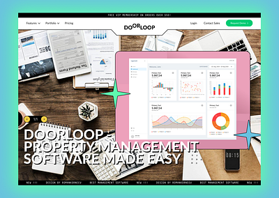 DoorLoop art branding design graphic design icon illustration logo ui vector web