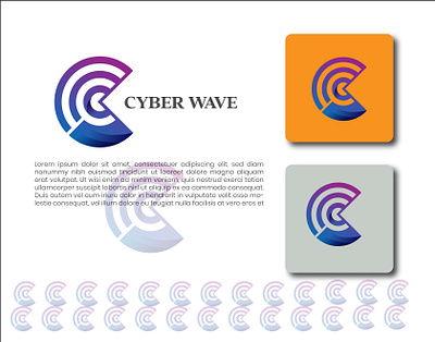 Cyber Wave logo Design best logo brading brand identity cyber logo logo design logofolio vectplus