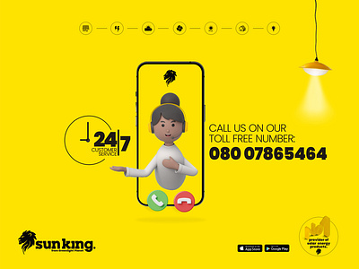 sun king 247 lins contact center calls customer care sun king eposting design graphic design sun king contact center