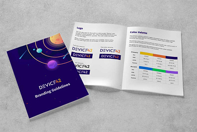 Device42 Branding Guidelines brand branding color palette logo