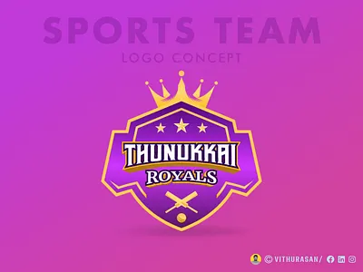 Sports logo concept 3d animation branding cricket design graphic design illustration ipl logo sports sportslogo srilanka ui ux