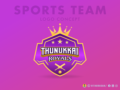 Sports logo concept 3d animation branding cricket design graphic design illustration ipl logo sports sportslogo srilanka ui ux