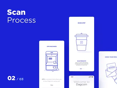 Wallet - Onboarding P2 ae animation app application atm crypto dtail studio friendly illustration interaction interface onboarding scan ui user journey user onboarding ux wallet