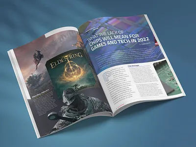 Gaming Magazine Layout Design adobe indesign adobe photoshop business magazine digital magazine game magazine layout design luxury magazine magazine ad magazine cover magazine design magazine layout design media kit design newsletter design newspaper design print magazine