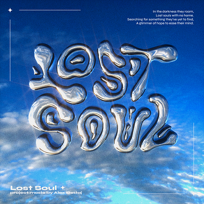 LOST SOUL - 3D RENDER 3d 3drender cinema4d custom customtype design graphic design logo