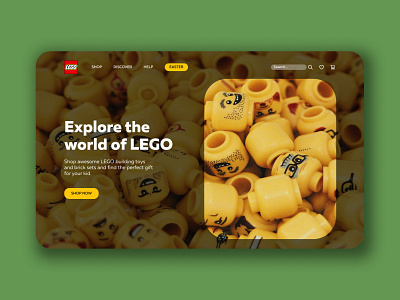 Lego Concept concept design lego ui web