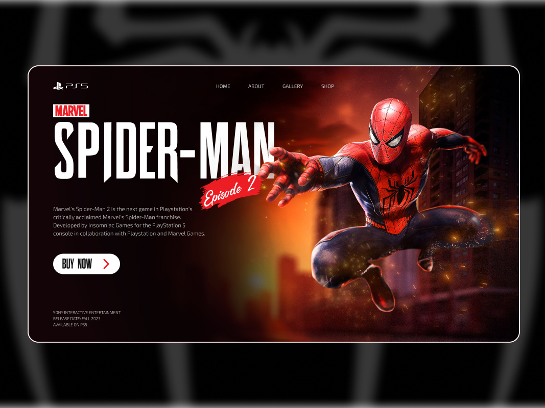 Spider-man(website education concept) by Jenya So on Dribbble