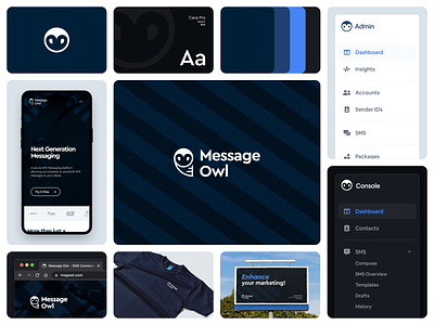 Message Owl branding branding dashboard design icon interface logo ui ux