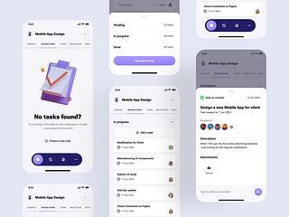 Browse thousands of Task UI Mobile images for design inspiration | Dribbble