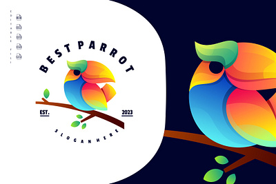 Parrot design graphic design icon illustration logo logodesign vector