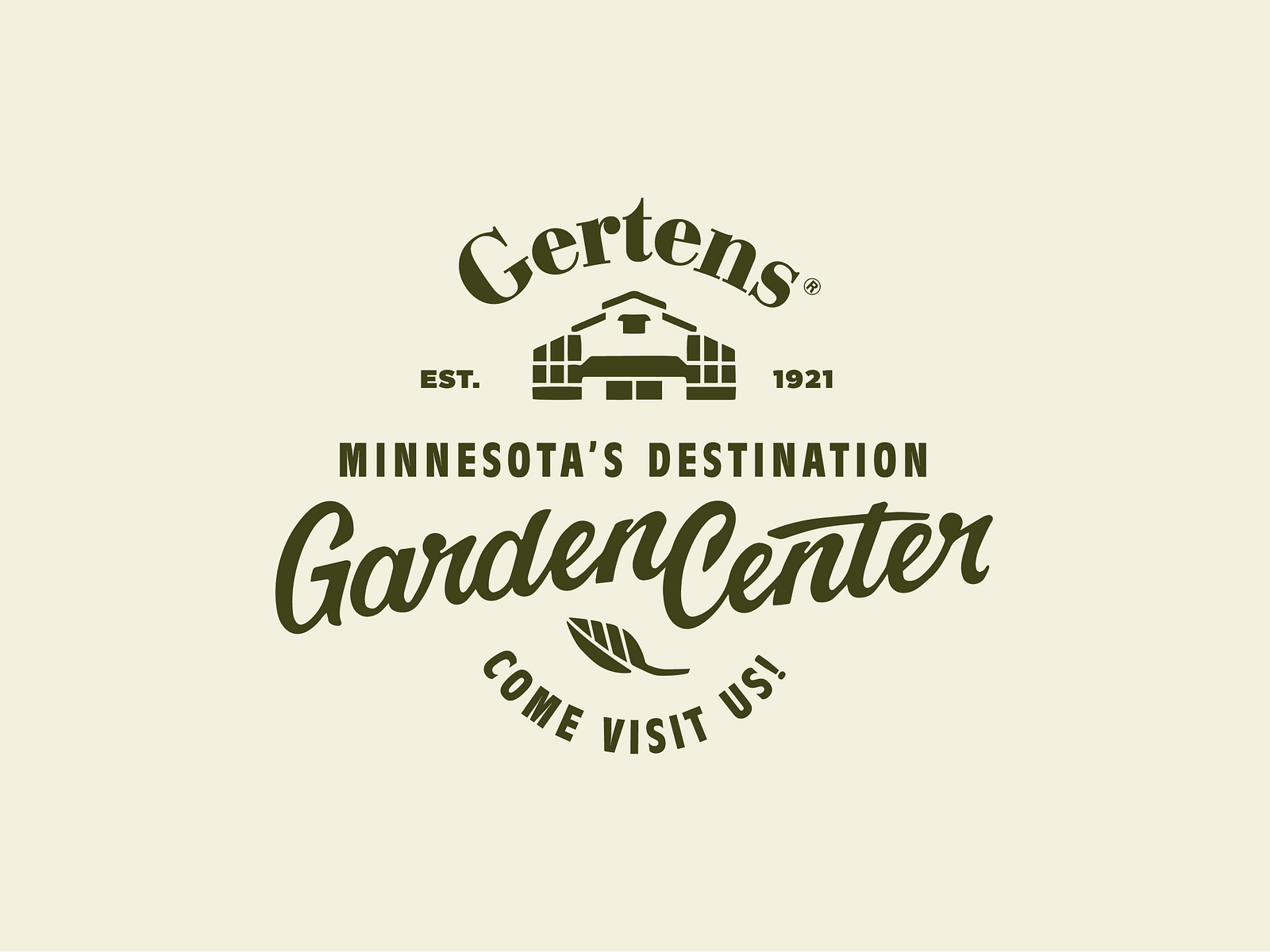 Gertens Garden Center Badge by Danica Mitchell on Dribbble
