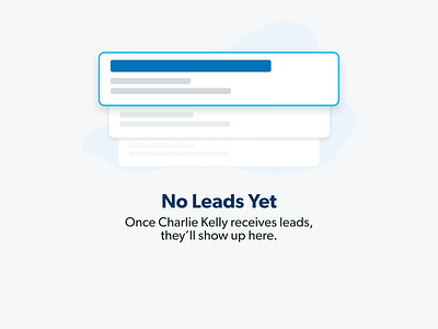 Empty Leads List admin application card empty empty list empty state graphic design icon illustration leads list no results product product design results search ui ux