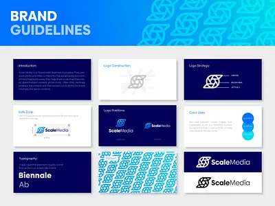 Scale Media - 2nd concept Brand Guidelines brand brand guideline brand manual brand style guide brandbook branding branding and identity branding deck branding guide branding guidelines corporate identity creative logo design icon logo logo style guide media logo modern logo scale logo symbol